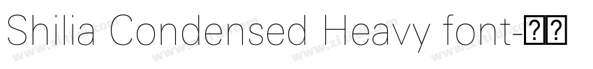 Shilia Condensed Heavy font字体转换 Shilia Condensed Heavy font字体转换
